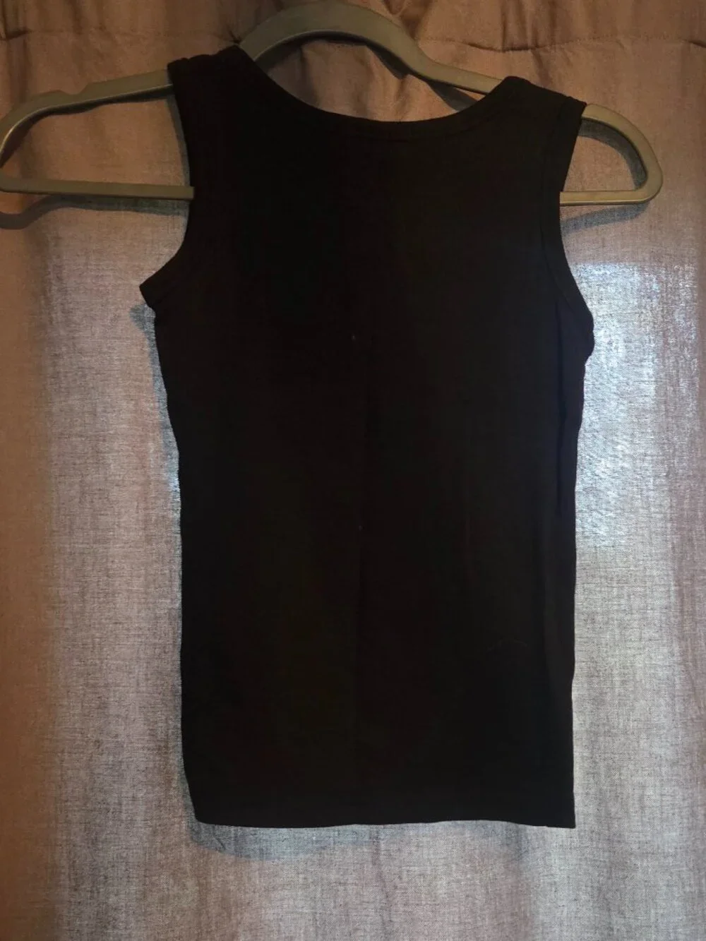 NWOT Girls Justice black tank top size 10